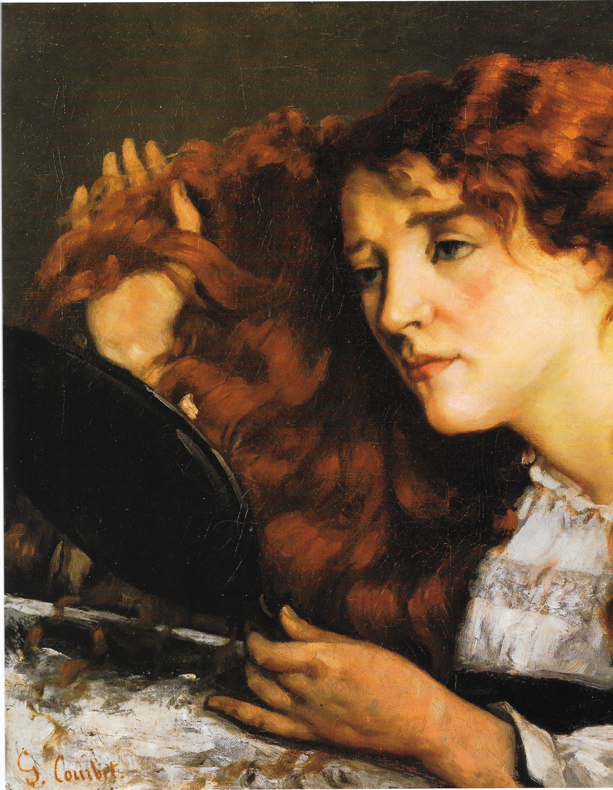 Gustave Courbet,Jo la belle Irlandaise,1865 (détails)