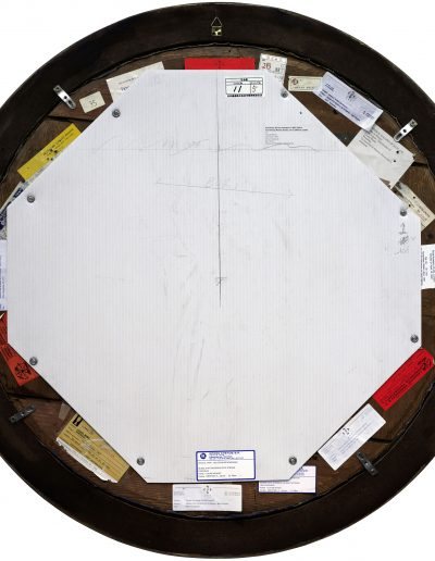 Philippe Gronon Verso n°38, Nymphéas, par Claude Monet, collection du musée d'art moderne de Saint Etienne, 2009, photographie analogique couleur, épreuve numérique pigmentaire, 109x109 cm.