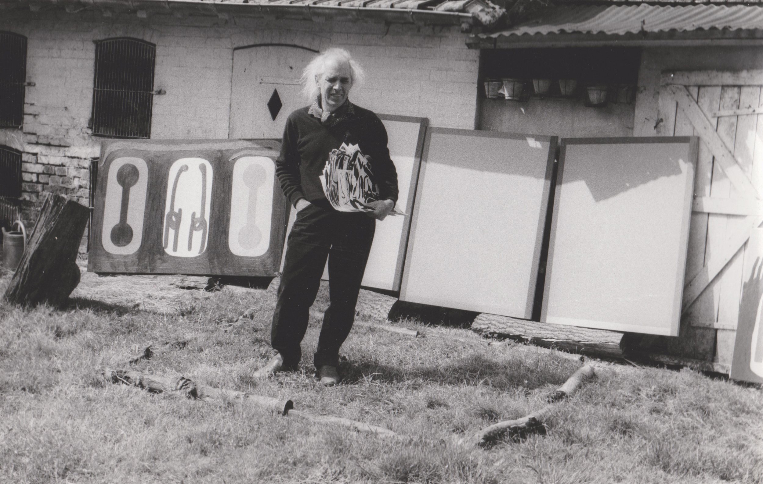 1982 Hermann Amann chez lui à Liancourt Saint-Pierre Oise