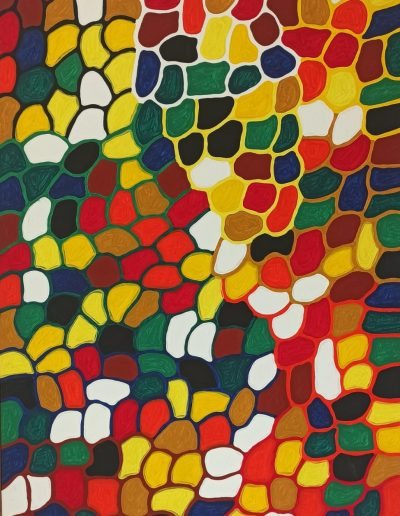 Roland Weber 1976 peinture gamme 292 huile sur toile 92 x 73cm. Signature au dos
